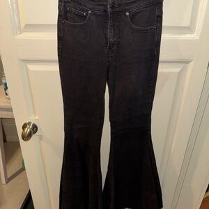 We The Free Charcoal Denim Jeans (High-Rise)